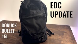 2023 EDC Bag  GoRuck Bullet 15L [upl. by Arnon208]