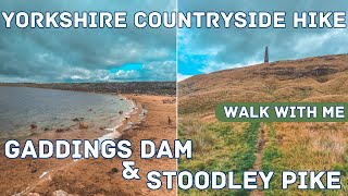 Englands Tallest Beach  Walk with Me  Gaddings Dam amp Stoodley Pike [upl. by Odel]