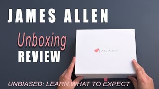 James Allen Review Diamond Unboxing  Learn what to expect when buying natural or Lab Diamond online [upl. by Stefania]