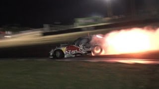 Mad Mike RedBull RX7  Spitting Flames  Team NZ Promo 2012 [upl. by Akema283]