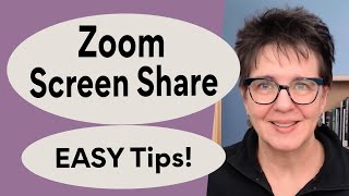 How to Screen Share on Zoom  Easy Zoom Tips  2021 [upl. by Nikkie122]