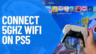 How to Connect 5GHz Wifi on PS5 2024 Quick and Easy [upl. by Leo]