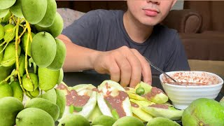 Mangga Mukbang  Grabe ang Lutong  Mango Fresh from the Farm [upl. by Aznola]