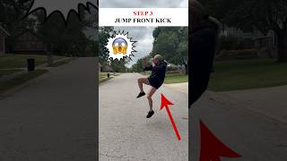 How To Do JUMP FRONT KICK in a FIGHT 💥 Shorts Kempo Karate [upl. by Westhead]