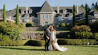 Editorial Wedding Film at Chateau de Michellia Oregon  Luxury Wedding EuropeanInspired [upl. by Nahsor]