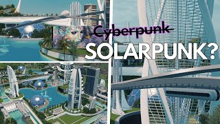 Is Solarpunk all about NATURE  Centauris  Episode 04 CitiesSkylines solarpunk future [upl. by Anahir125]