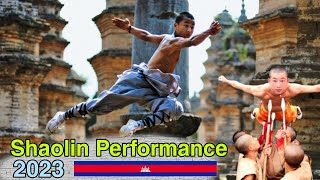 quotMindBlowing Shaolin Monks Showcase Unbelievable Skills in Cambodia 2023quot [upl. by Aisyat449]