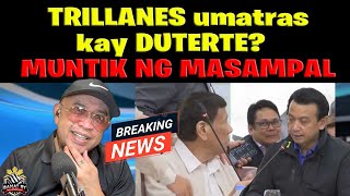 TRILLANES natakot kay DUTERTE MUNTIK NG MASAMPAL [upl. by Ymac779]