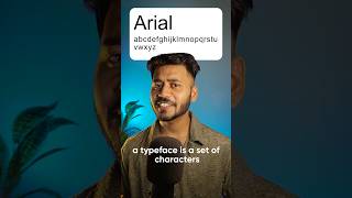 Theres a difference between Typeface and Fonts graphicdesinger adobeillustrator font [upl. by Coleville]