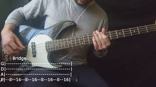 Marilyn Manson  Sweet Dreams Bass Cover Tabs [upl. by Pieter]