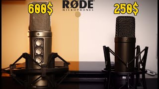 RODE NT2000 Vs RODE NT1 Condenser Microphone Comparison Fancy Rode Sound [upl. by Olfe847]