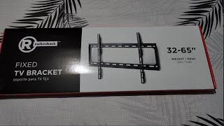 Radio Shack Fixed TV Bracket [upl. by Clementis731]