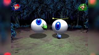 Mario Party 8  Dual Minigame  Eyebrawl [upl. by Hillie]