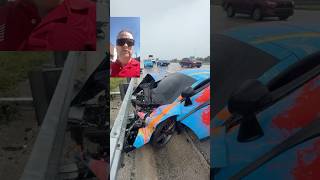 Jack Doherty crashes his McLaren on Turnpike in South Florida [upl. by Buddie]