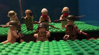 Lego banzai charge stop motion [upl. by Nodababus651]