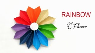 Rainbow Flower  Crafting  1096 [upl. by Ssor]