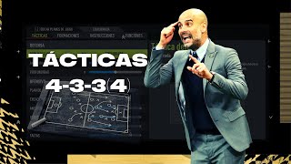 LA FORMACIÓN MÁS OFENSIVA Y DIVERTIDA DE FIFA 22 TÁCTICAS E INSTRUCCIONES DE LA 4334 [upl. by Abagael]