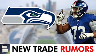 NEW Seattle Seahawks Trade Rumors On Acquiring Former 1st Round Picks Evan Neal amp Tyree Wilson [upl. by Neiviv]