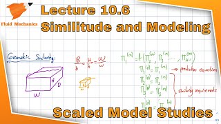 Fluid Mechanics 106  Similitude and Modeling Scaled Model [upl. by Yllier392]