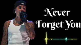 Justin bieber  Never Forget You [upl. by Eisdnil36]