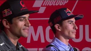 MotoGP Assen TT pre race both press conferences [upl. by Aivatahs]