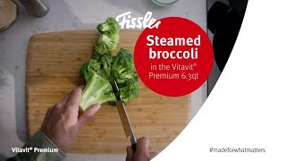 Steaming Vegetables in a Fissler Pressure Cooker [upl. by Eilyw]