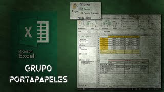 Las opciones del grupo portapapeles en Excel [upl. by Favata316]