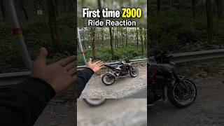 First ride reaction Kawasaki z900 youtubeshorts shorts superbike [upl. by Anneliese171]