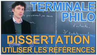 Dissertation  utiliser les références  Philosophie  Terminale  Les Bons Profs [upl. by Kamal]