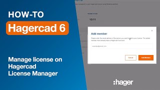 Hagercad 6 Howto videos 2 Manage your licenses [upl. by Naryk62]