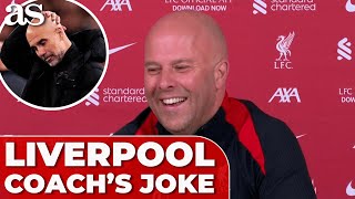 LIVERPOOL coachs relegation JOKE about MANCHESTER CITY stirs controversy in the PREMIER LEAGUE [upl. by Chev]