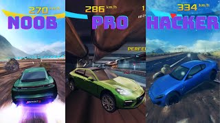 Asphalt 8 Noob vs Pro vs Hacker Class C [upl. by Aynav]