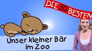 Unser kleiner Bär im Zoo  Kinderlied mit Text zum mitsingen [upl. by Sherill]