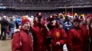 Last quotHail To the Redskinsquot played at RFK 12221996 filmed by Joe Vaghi [upl. by Iphlgenia]