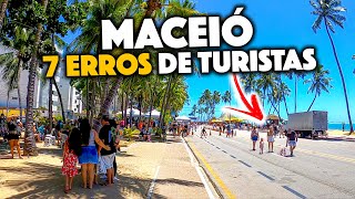 7 ERROS Para Não Cometer em Maceió  O que Fazer em Maceió [upl. by Schilt]