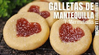 Galletas de mantequilla con mermelada las galletas mas fáciles y ricas para regalar o vender [upl. by Torrey161]