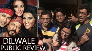 Dilwale Movie Public Review  Kajol  Shah Rukh Khan  Varun Dhawan  Kriti Sanon  SpotboyE [upl. by Aisauqal]