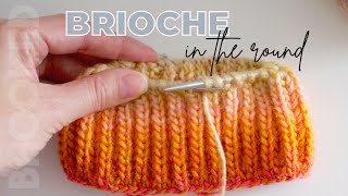 It Can Be Done Single Color Brioche In The Round [upl. by Aivatan]