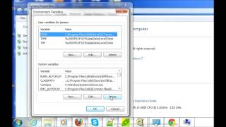 Add Path in Windows 7 tutorial [upl. by Danziger]