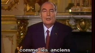 Voeux de François Mitterrand [upl. by Bohs966]