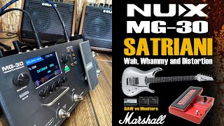 NUX MG 30 SATRIANIBased Distortion Whammy Wah [upl. by Giustino98]