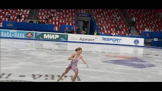 Alexandra Trusova  Russian Nationals 2021 Practice №3 [upl. by Llerut701]