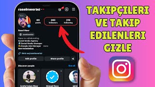 Instagram TakipçiTakipçi Listesi Nasıl Gizlenir Yeni Ayarlar [upl. by Gnil544]