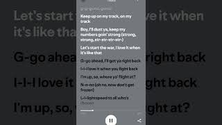 Keep up lyrics [upl. by Philips]