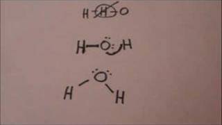 Lewis Structures 2 Water and Ammonia [upl. by Enitsed]