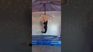 My first aerial hoop class 😯  lyra aerialhoop aerial [upl. by Atonsah]