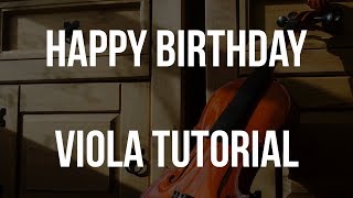 Violin Tutorial How to Play quotHappy Birthdayquot [upl. by Lazor]