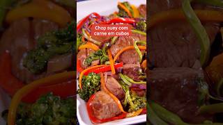 CHOP SUEY COM CARNE EM CUBOS [upl. by Aelat77]