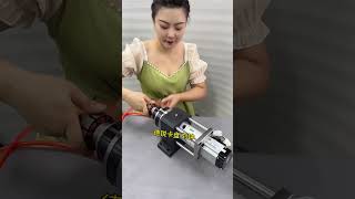 High precision air collet chuck spindle for grinding machine [upl. by Attenahs181]