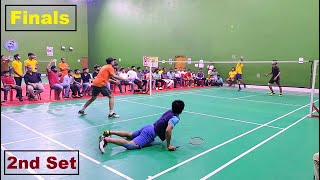 MunaVikrant VS SurendraSidhart  Badminton Doubles Finals  2nd Set [upl. by Nassir]